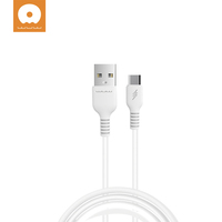 Vente en gros d'usine 2A USB PVC 1 mètre charge rapide micro USB 2.0 câbles de téléphone portable ordinaires pour samsung