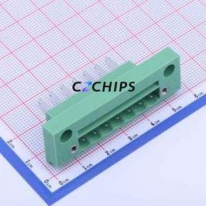 KF2EDGWB-5.0-7P Plug-in Terminal Block Through hole,P=5mm Connector Board-to-Board / Socket - Closed Screw Fixing 1x7P 5mm - Product Image 1