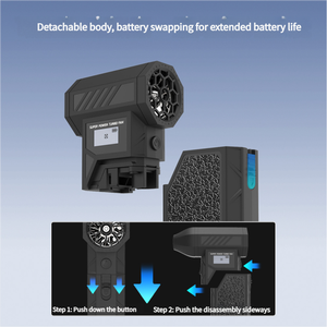 Ventilador de Turbina de Aire de 138000 RPM y 4 Velocidades, Ventilador de Mano con Mini Turbo Jet de 8000 mAh para Aspiradora de Coche - Product Image 4