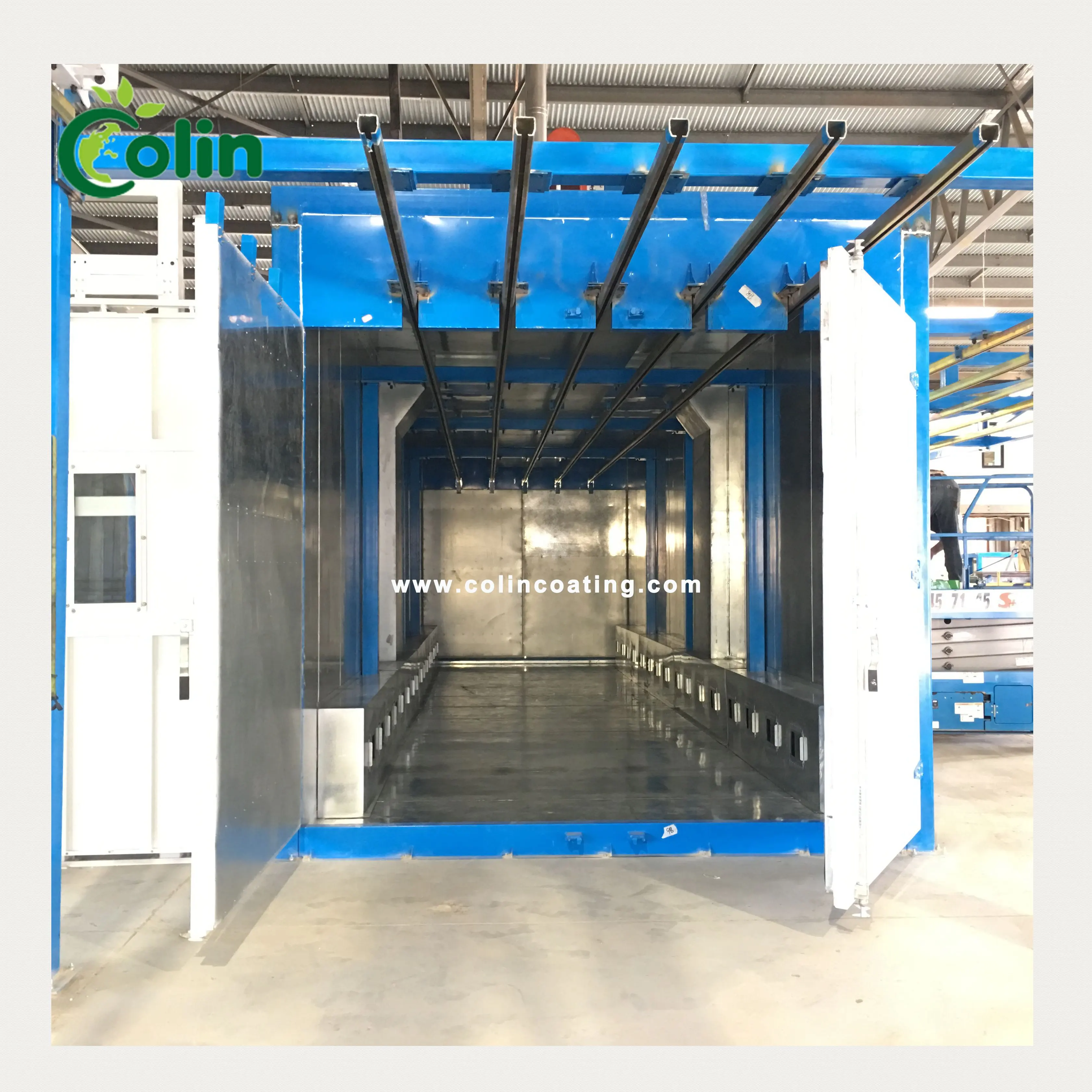 Industrial electric powder coating curing oven for sale