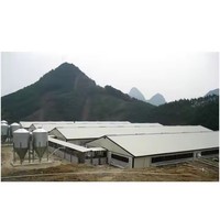 Automatización sistema de cría automatizado estructura de acero vaca cerdo pollo caballo cabra cobertizo granja granero avicultura estable