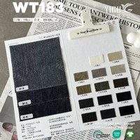 Tissu vintage lavé 330-340 g/m² en slub tissé 80 % coton, 10 % fibre de bois, 10 % lyocell pour vêtements d'extérieur d'hiver pour hommes