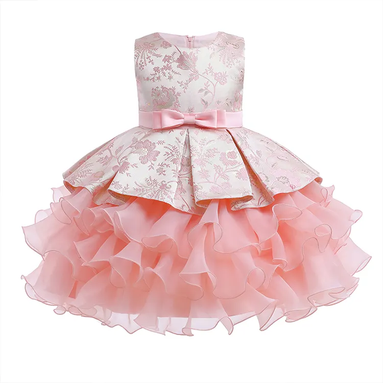 Yaz çocuk elbiseleri kızlar için resmi giysi prenses elbise çocuk kız