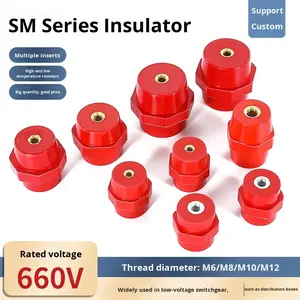 Columna Aislante Roja de Bajo Voltaje SM51 Keluoyi, Eje de 30, 35, 40, <span class=keywords><strong>51</strong></span> mm, DMC/<span class=keywords><strong>BMC</strong></span>, 660V, 25N/m, Otros Tipos de Montaje - Product Image 6