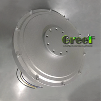 Moteur à aimants permanents à rotor externe personnalisé de 100 kW, 300 tr/min, longue durée de vie pour projet éolien de grande envergure