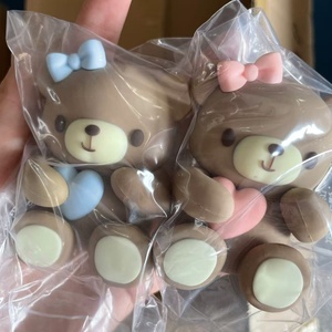 Decorazioni per <span class=keywords><strong>torta</strong></span> Mini <span class=keywords><strong>orsetto</strong></span> blu rosa Toppers per Baby Girl Baby Shower festa di compleanno decorazioni - Product Image 4