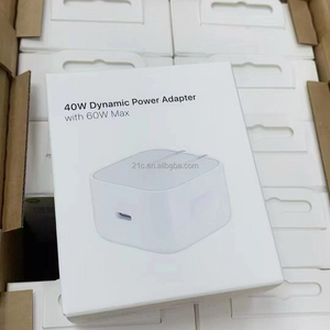 Nouveau chargeur rapide avec prise US pour iPhone 17 Series 17Pro/17Pro Max, adaptateur USB <span class=keywords><strong>C</strong></span> PD 40W dynamique 60W Max - Product Image 1