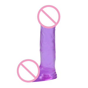 Mini Dildo de Acero Realista con Ventosa, Pene de Cristal Multicolor, Juguete Sexual Femenino, Suministro Directo de Fábrica, Producto Íntimo - Product Image 3