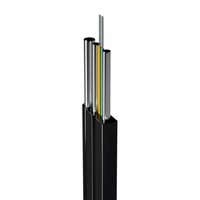 HXCOWO FTTH De 1 Hilo Fibra Optica Roll 4 Core GJYXCH GJYXFCH 1 Core 2 Core 1KM 2KM Cable de caída de fibra óptica