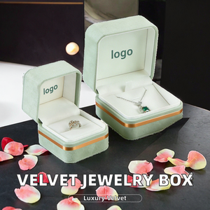 Luxury Plastic Jewelry <b>Box</b> with Buckle Closure Modern Design Premium <b>Box</b> for Rings and <b>Necklaces</b> - Product Image 2