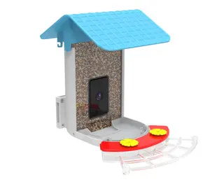 Nanxin Newest Outdoor Free AI Identify 11000+ Bird Species Motion Activated Smart hummingBird Feeder with 2mp Camera