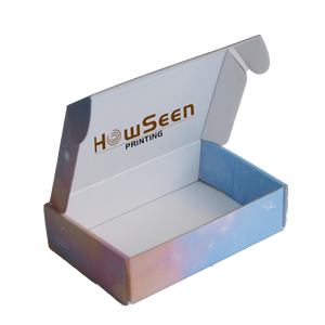 New arrival color custom size corrugated mail paper gift box Red yellow green Black Orange airplane box