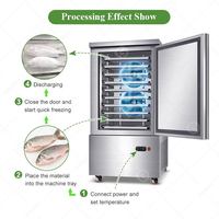 Snelvriesplaat Blast Freezer Machine 360 Cyclus Luchtkoeling Hoge Efficiëntie Gemotoriseerde Kerncomponenten Industrieel Diepvriesvoedsel