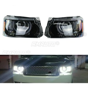 สำหรับ Range Rover Executive Defender 2010-2012 อุปกรณ์ตกแต่งรถยนต์ ไฟหน้าแบบไดนามิก ไฟวิ่งกลางวัน ไฟต่ำ ไฟสูง - Product Image 3