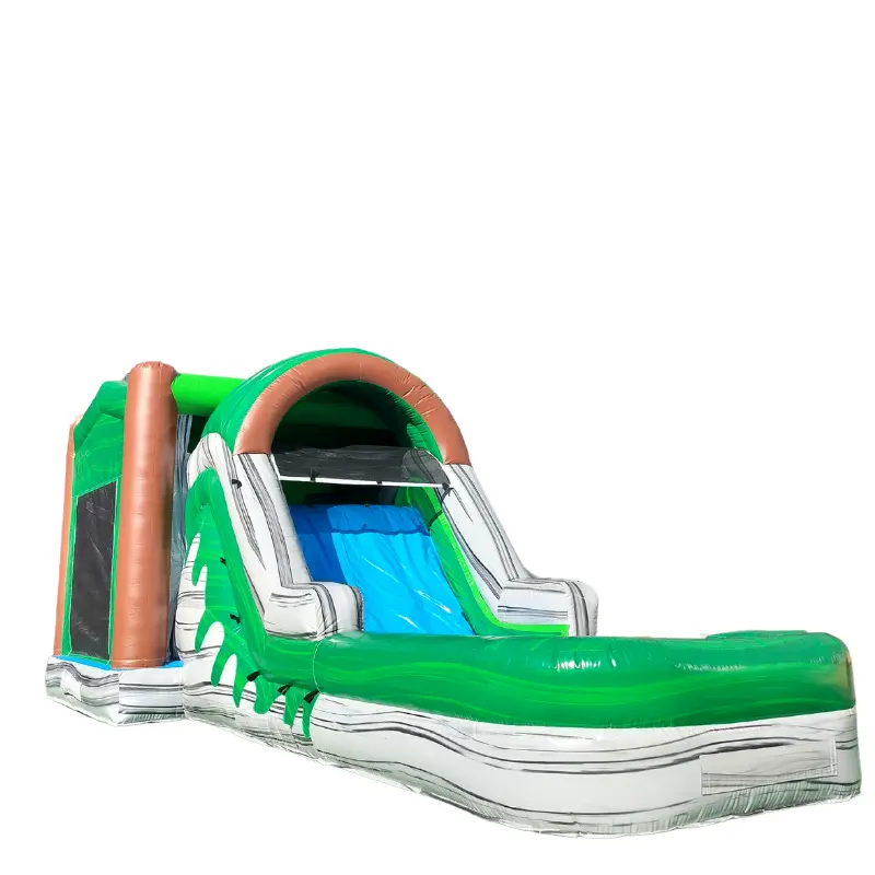 Run ride inflatable obstacle course bounce house equipment,custom marble combo sport slides,factory sale dual 5k slides on sale