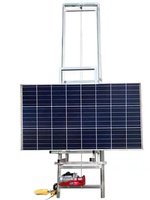 En gros, Élévateur de chantier électrique en acier pour panneaux solaires, hauteur de levage 3M, neuf et d'occasion, pour la construction de toitures
