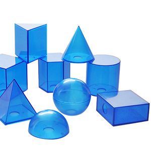 Artisanat assemblage blocs de construction <span class=keywords><strong>en</strong></span> plastique géométrie aide aides pédagogiques 12 pièces modèle géométrique - Product Image 5