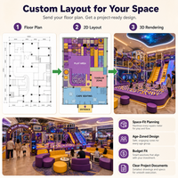 Équipement de jeux gonflables Castle Soft Play : Plafond étoilé, Thème Galaxie TUV, Toboggan en spirale, Rampe d'escalade, Livraison clé en main, Projet FEC