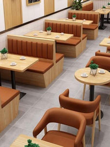 Hot Pot Tea House Carte Siège Canapé pour Restaurants Chinois Occidentaux Snack Bar Noodle Shop Traiteur Lait Thé <span class=keywords><strong>Boutique</strong></span> Tables Chaises Ensemble - Product Image 5