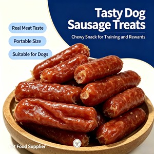 Alimento para Mascotas, Deliciosas Salchichas para Perros con Sabor a Pato, Golosinas con Alto Contenido de Proteínas, Carne Real, Bocadillos Masticables para Perros de Todas las Razas, Tamaño Portátil, Limpia los Dientes - Product Image 1