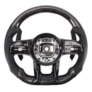 Volante de Fibra de Carbono Forjado OEM para <span class=keywords><strong>Mercedes</strong></span> Benz CLK500 A220 W204 W213 C180 X164 - Product Image 3