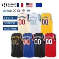 Vente directe d'usine, maillot de basket-ball personnalisé en mesh sublimé, séchage rapide, respirant