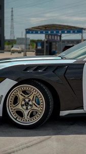 Nouveau kit carrosserie avec ailes perforées en fibre de carbone pour Ford Mustang GTD Style Upgrade Condition New - Product Image 3