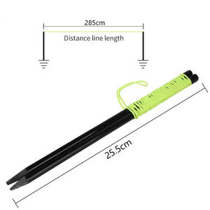 Venta caliente Palos de alineación de golf plegables Fibra de vidrio Golf Putting Práctica Ayudas de entrenamiento Varilla de alineación de golf con línea de cuerda - Product Image 2