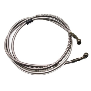 Manguera de Freno Universal Trenzada de Acero Inoxidable AN3, Manguera de Embrague para Honda, Yamaha, Suzuki, Bajaj Auto, AKT Motors, Italika, <span class=keywords><strong>Shineray</strong></span> - Product Image 1