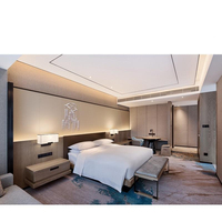 Maßgefertigte 5-Sterne-Hotel Doppelbett Schlafzimmer-Möbelsets OEM ODM Design Hotel-Schlafzimmer-Möbelsets zum Verkauf