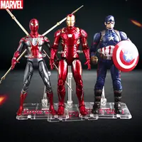 Mainan Berbentuk Kustom Pahlawan Super Kapten Amerika Spider Man Mainan Tokoh Aksi Thanos