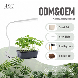 J&c LED 3 Başlıklı İç Mekan Bitkileri İç Mekan Yetiştirme Lambaları Bitki Yetiştirme Lambası Ev Bahçesi Tam Spektrumlu İç Mekan Led Bitki Yetiştirme Lambası - Product Image 1