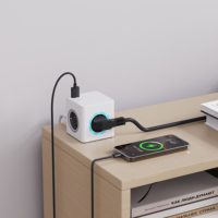 Nouvelle prise murale portable PD25W à charge rapide, style KC/EU, avec anneau lumineux qui s'allume lorsqu'il est branché, Impact Office
