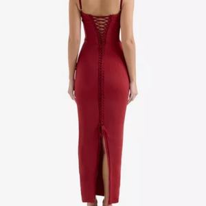 ชุดเดรสผ้าลินินสายเดี่ยวแบบวินเทจสำหรับผู้หญิง ดีไซน์หรูหรา ปรับแต่งได้ตามต้องการ เหมาะสำหรับฤดูร้อน - Product Image 4