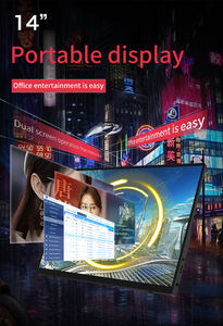 Moniteur <span class=keywords><strong>portable</strong></span> de haute qualité 14 pouces USB C <span class=keywords><strong>écran</strong></span> <span class=keywords><strong>portable</strong></span> HD moniteur de jeu de voyage <span class=keywords><strong>externe</strong></span> pour ordinateur <span class=keywords><strong>portable</strong></span> avec béquille - Product Image 4