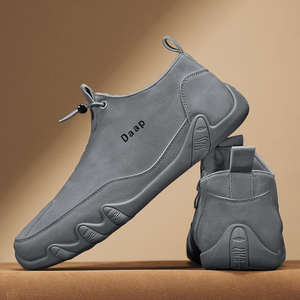 Botas de Senderismo para Hombre, Nuevas, de Caña Alta, Casuales, para Exteriores, Antideslizantes, Resistentes al Desgaste, Duraderas, Estilo Retro Británico - Product Image 6