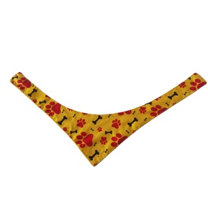 ผ้าโพกหัวสุนัขลายสก๊อตพร้อมโลโก้ผ้าโพกหัวสุนัขรูปทรงไม่ปกติ - Product Image 2