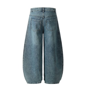 Jeans pour hommes tendance 2025 avec décoration rayée, pantalon décontracté taille moyenne, source du fabricant - Product Image 6