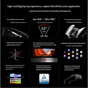 <span class=keywords><strong>XREAL</strong></span> <span class=keywords><strong>Air</strong></span> 2 Ultra Smart AR Gafas 6 DoF 52 ° FOV 4K 3D HD 385 ''Pantalla gigante Nreal Air2 Ultra Smart Gafas VR Hardware - Product Image 3