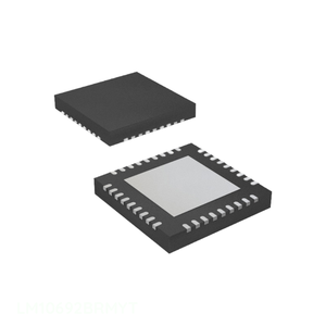 Composant électronique de puces de gestion de l'alimentation (PMIC) du fabricant, canal 36 VFQFN, avec patin exposé, LM10692BRMYT IC REG CONV SSD 6OUT 3 - Product Image 1
