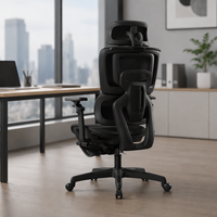 Fauteuil de bureau ergonomique de luxe pour cadres, design moderne avec fonction de levage et ergonomie relaxante, fauteuil de travail inclinable