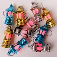 Nouvelle mode Offre Spéciale bon marché en plastique Ramadan cadeau lanterne porte-clés lumière LED pour Ramadan décoration joyeux Eid Mubarak lanterne