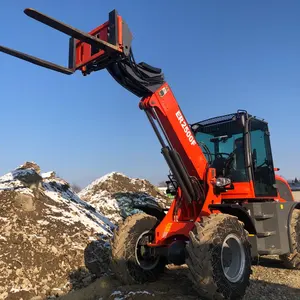 Everun High Performance ER2500F 2.5Ton hydraulic front end bucket forklift Telescopic mini Wheel Loader