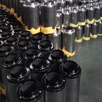 Filter Karbon Aktif 10 inci/ 250mm - 1000mm Untuk Tenda Tanam, Rumah Kaca, Pengontrol Iklim Dalam Ruangan, Penghilang Bau