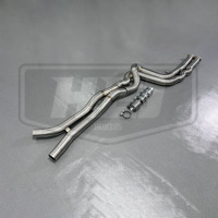 Système d'échappement intermédiaire haute performance en acier inoxydable 304 pour BMW M3 M4 F80/F82/F83 - Épaisseur 1,5 mm