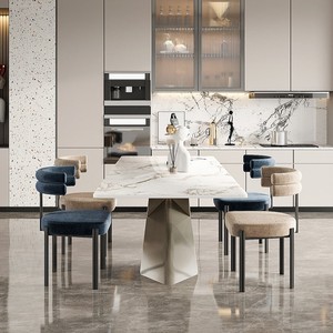 New Design Italian Classic Modern Carbon Steel Frame Cafe <b>Chair</b> Modern Luxury Dinning Room <b>Chairs</b> Restaurant Furniture - Product Image 5
