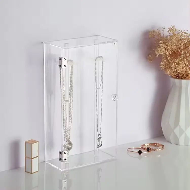 Necklace Acrylic Holder Display Stand Transparent Jewelry Bracelet Organizer Acrylic Necklace Display