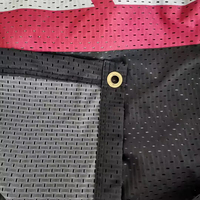 Bannière en maille robuste sur mesure, résistante au vent, pour chantier de construction