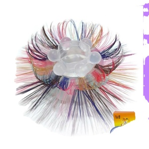 แหวนซิลิโคนลายตาแกะสองชั้นสีสันสดใส แหวนประดับมุกฝังอย่างประณีต ฝีมือประณีตสำหรับผู้ใหญ่ - Product Image 3