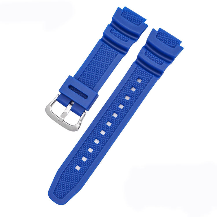 Bleu foncé + boucle argentée